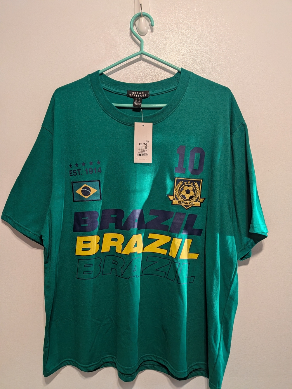 Urban Heritage Brazil Graphic Tee - Teal